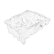 Baie de ulei AUDI A1 A3 Q2 SEAT ARONA ATECA IBIZA IV IBIZA IV SC IBIZA IV ST IBIZA V LEON LEON SC LEON ST TOLEDO IV SKODA FABIA III KAROQ OCTAVIA III RAPID 1.0/1.0CNG 01.14- OE VW 04C 103 601C