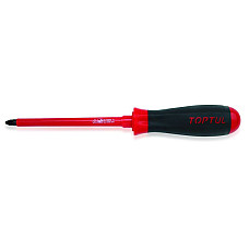 Surubelnite, biti Surubelnita surubelnita stea Pozidriv marime: PZ1 standard lungime: 100 mm lungime totala: 205 mm maner: impotriva alunecarii / izolat varf: calit/intarit/izolat/magnetic/negru/precis TOPTUL FCEB0110