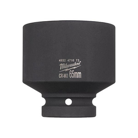 "Tubulare si accesorii Socket impact Hexagonal 1"" enhanced durability metric size: 65 mm length: 93 mm finish: neagra / phosphate" MILWAUKEE 4932471673