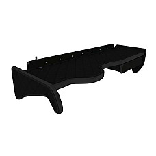 Raft interior cabina ofer Raftul cabinei cabina ingusta M L XL LX XLX lung Panou LED lumina alba sertar suplimentar sub blatul mesei lung culoare: negru serie: ELEGANCE MAN F-CORE F-CORE FT21 BLACK