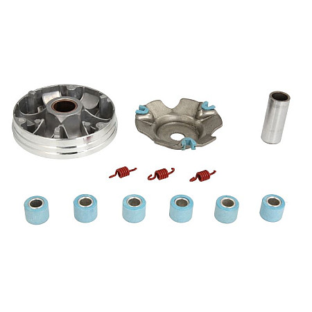 Variator ambreaj Wariator Tuningowy Piaggio/Gilera  2T  Lc/Ac  Sr. Wieloklinu 14 Mm !!!! 9 Rolek + Sprezynki Sprzegla INPARTS IP000026