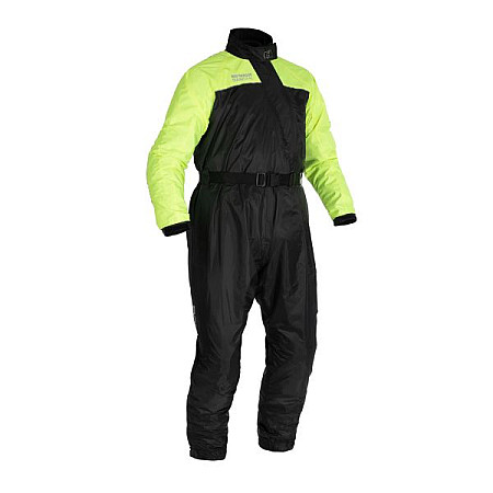 Salopete de ploaie Costum OXFORD RAINSEAL culoare negru fluorescent galben marimea 2XL RM2110032XL OX
