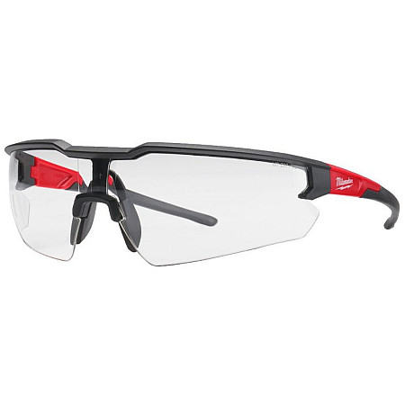 Protectia ochilor si fetei Protective glasses lens colour: transparent stadards: EN 166 EN 170 EN 172 colour: Black/Red MILWAUKEE 4932471881