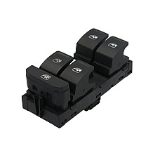 Comutator,macara geam Car window regulator switch front L SKODA FABIA III RAPID 1.0-1.6D 07.12- HANS PRIES HP120 194