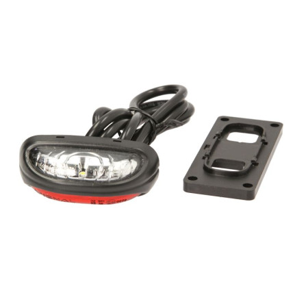 Lampa gabarit Outline marker lights L/R red/white LED surface 12/24V VIGNAL VAL112710