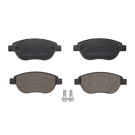 Set placute de frana Fata cu suruburi de ghidare a etrierului de frana CITROEN BERLINGO BERLINGO/MINIVAN C3 I C4 C4 I XSARA XSARA PICASSO PEUGEOT 1007 206 207 1.4-2.0D 02.98- BRECK 23600 00 701 00