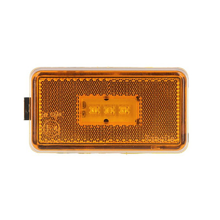 Lampa gabarit Outline marker lights L/R orange LED height 55mm width 103mm depth 28mm embossed no hanger 24V SCANIA PGRT 01.03- CMG 06.01185
