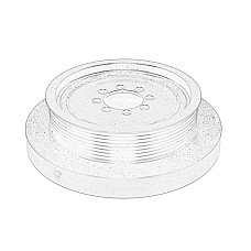 Fulie curea, arbore cotit Crankshaft pulley BMW 1 F20 1 F21 3 F30 F80 5 F10 5 F11 X3 F25 X5 E70 X5 F15 F85 X6 E71 E72 3.0 01.08- OE BMW 11 23 7 573 655