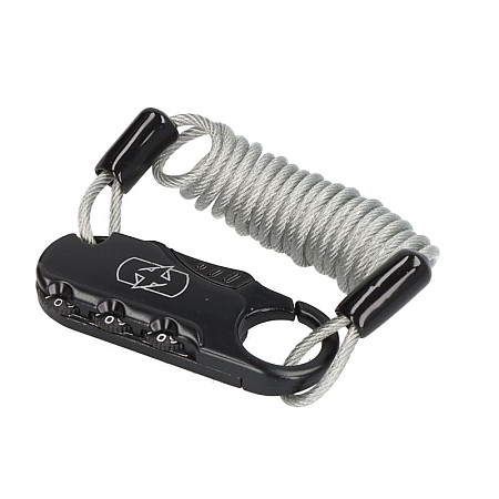 Protectie impotriva furtului Cable with fastener OXFORD colour neagra 09m x 22mm LK391