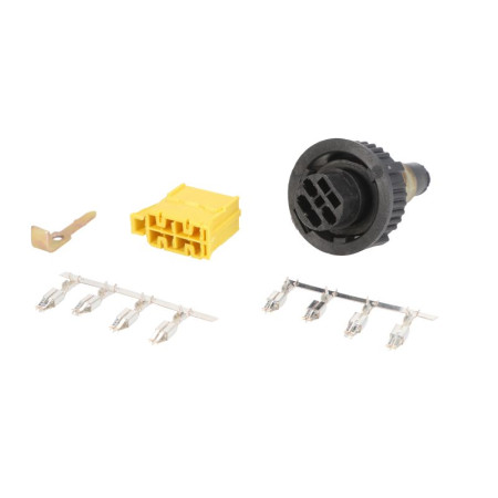 Stecher Mufa de metalica numar pini: 4 forma mufa: rotund pentru senzori-impulsori-dinamici pentru tahograf pentru tipul 1318 CMG 330125LX