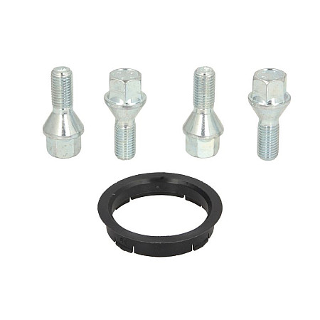 Trusa de montare a jantei de aliaj Fitting kit FZ03 63.3-56.1 B B12 60 cone M12x15 L26 1 kit / 1 wheel - 4 holes ITWHEELS ITW49041