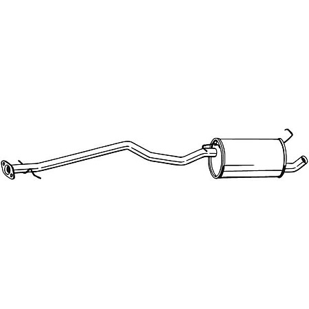 Toba esapamet intermediara Sistem de evacuare a amortizorului FORD TOURNEO CONNECT TRANSIT CONNECT 1.8 06.02-12.13 BOSAL BOS288-147