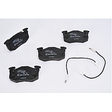 Set placute de frana Fata RENAULT RAPID/MINIVAN SUPER 5 TWINGO I 1.0/1.1/1.2 10.84-06.07 DELPHI LP0491