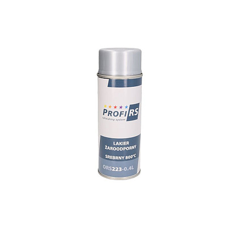 Vopsele Vopsea 04 l argintiu termorezistent mat tip de pulverizare: aerosol PROFIRS 0RS223-0.4L