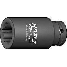 Tubulare si accesorii Tubulara impact canelura 1/2 dimensiune metrica: 39mm amortizoare de vibratii in camioane cuplajul rotilor a cincea suporturi frontale pentru camion vehicule comerciale usoare lung lungime 75m HAZET HAZ 2784SLG-1