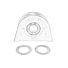 Suport, ax cardanic Rulment intermediar cardan IVECO EUROCARGO 01.15- STRALIS 01.07- OE IVECO 42555172