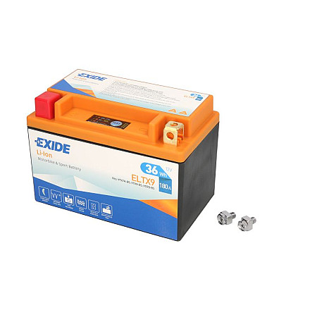 Acumulator Pornire Battery Lithium-ion/Starting EXIDE 12V 3Ah 180A L+ Maintenance free 150x87x105mm Started ELTX9 AEON COBRA OVERLAND APRILIA AF1 LEONARDO MOJITO PEGASO RED ROSE RS 25-1300 1982-2015 EXIDE ELTX9 EXIDE