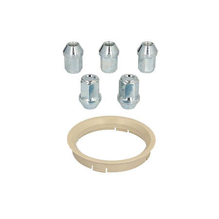 Trusa de montare a jantei de aliaj Fitting kit FZ26 74.1-67.1 N D6 60 cone M12x15 1 kit / 1 wheel - 5 holes ITWHEELS ITW49007