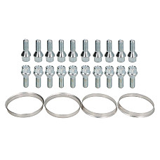 Trusa de montare a jantei de aliaj Fitting kit BM1 741-726 B M12x15x27 K17 1 kit / 4 wheels - B/N qty 20 MAK MAK 8000000019
