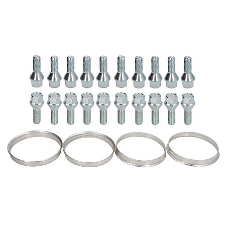 Trusa de montare a jantei de aliaj Fitting kit BM1 741-726 B M12x15x27 K17 1 kit / 4 wheels - B/N qty 20 MAK MAK 8000000019