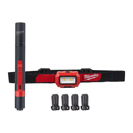 Lanterne portabile Workshop lamp front pen technlology HL2IPL-LED light source type LED light beam 100/350lm Battery 2 pcs. MILWAUKEE 4933492103