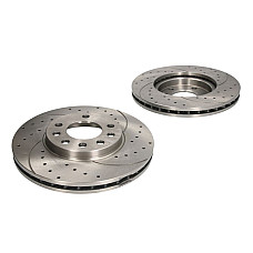 Disc frana de performanta High-efficiency brake disc SPEEDMAX Ventilated Cut-Drilled front  L/R outer diameter 280 mm thickness 25 mm 2pcs OPEL ASTRA G ASTRA G/KOMBI ASTRA H 1.3D-2.2D 02.98- SPEEDMAX 5201-01-0823PTUOTUV