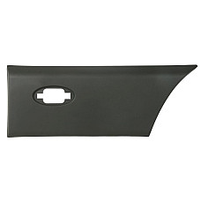 Mulura decorativa/de protectie a pragului de usa Garnish strips for fender rear L Front neagra with clearance light hole RENAULT MASTER III 06.19- BLIC 5703-06-6092573BQ