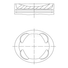 Piston 775 +050 se potriveste CITROEN BERLINGO MULTISPACE BERLINGO MINIVAN C3 II PICASSO C4 GRAND C5 III DS3 DS4 R56 R57 16 16LPG 0906 MAHLE 081 00104 002