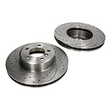 Disc frana de performanta High-efficiency brake disc 2pcs SPEEDMAX Ventilated Cut-Drilled front  L/R outer diameter 324 mm thickness 30 mm BMW 5 E60 5 E61 6 E63 6 E64 2.0-3.0D 12.01-12.10 SPEEDMAX C3B031ABETUOTUV