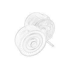 Intinzator,curea transmisie Multi-V belt tensioner ALFA ROMEO GIULIA GIULIETTA GIULIETTA/HATCHBACK MITO STELVIO FIAT 500L 500X BRAVO II CROMA TIPO JEEP CHEROKEE COMPASS RENEGADE 1.6D-2.2D 04.04- CHRYSLER 55282321
