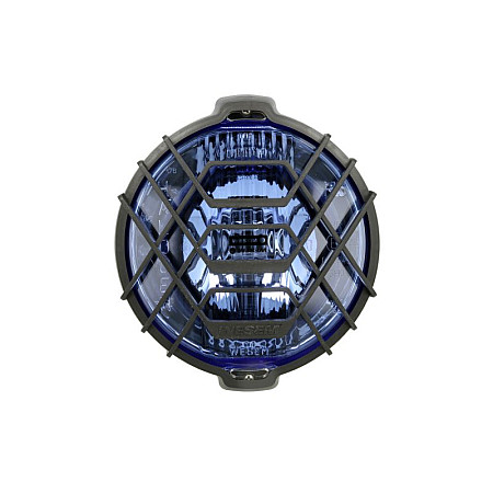 Far Universal headlamp L/R long-range H3 12/24V diameter 152mm blue plastic chrome wire 0.15m WESEM HO3.17697.01