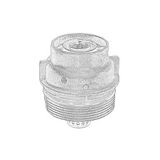 Locas filtru ulei Carcasa ulei TOYOTA AURIS AVENSIS COROLLA COROLLA VERSO RAV 4 IV VERSO 2.0D/2.2D 10.05- OE TOYOTA 15620-0R011