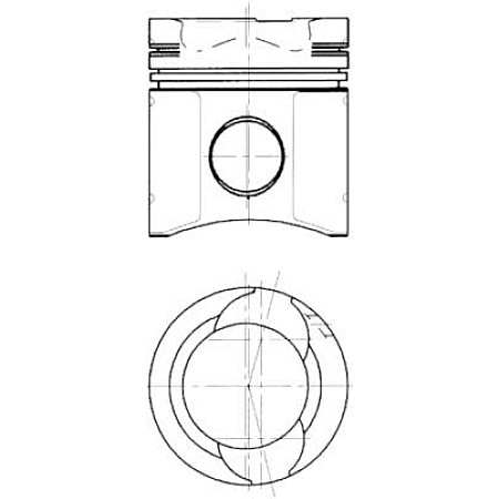 Diametru piston 128mm STD MAN MAN F2000 F90 F90 UNTERFLUR HOCL LIONS STAR M90 NG SG SU UL NEOPLAN MAN SG, Autobuz, 09.1972 - Kolbenschmidt 90583600