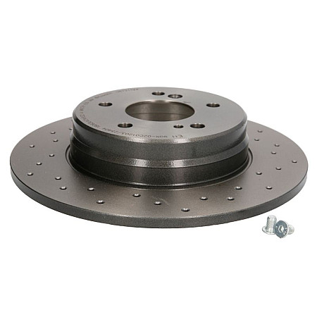 Disc frana Brake disc BREMBO Xtra 1pcs Drilled rear  L/R outer diameter 290 mm thickness 10 mm MERCEDES C CL203 C T-MODEL S203 C W202 C W203 CLC CL203 1.8-4.3 06.93-06.11 BREMBO 08.7211.2X