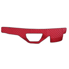 Material pentru plansa de bord Covoras de bord rosu Piele matlasata EKO ECO-LEATHER Q DAF XF 105 XF 106 10.05- F-CORE F-CORE FD02 RED