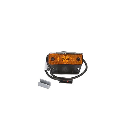 Lampa gabarit ASPOCK obrysowka Flatpoint portocaliu dreptunghiular cu LED-uri cu cablu 05 m wsporn.90st inaltimea de wsporn.55mm/szer.95mm ASPOCK A31-2214-017