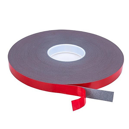 Materiale si benzi de mascare Double-sided adhesive tape for connecting material: acrylic colour: grey dimensions: 25mm/55m for indoor and outdoor use quantity per packaging: 1pcs temperature resistance: -40 -120C PROFIRS 0RS-5.5-25MM