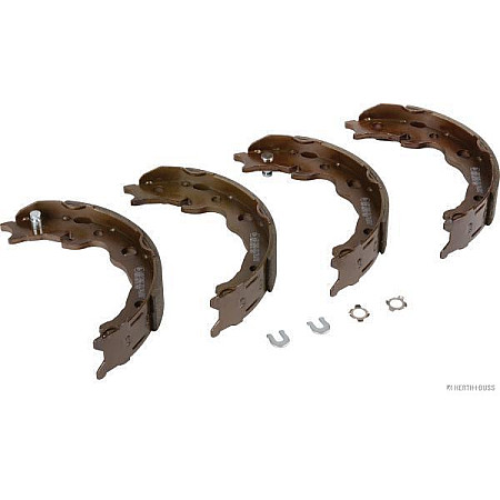 Set saboti frana, frana de mana Set saboti frana spate SUBARU FORESTER IMPREZA XV 1.6-2.5 12.11- HERTH+BUSS JAKOPARTS J3517002