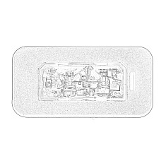 Iluminare numar de circulatie Licence plate lamp LED ALFA ROMEO STELVIO 12.16- OE FIAT 50550396