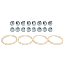 Trusa de montare a jantei de aliaj Fitting kit O 76x671 N M12x15 K19 OPEN 1 kit / 4 wheels - B/N qty 16 MAK MAK 8000000333