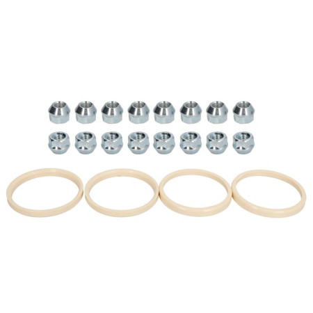 Trusa de montare a jantei de aliaj Fitting kit O 76x671 N M12x15 K19 OPEN 1 kit / 4 wheels - B/N qty 16 MAK MAK 8000000333