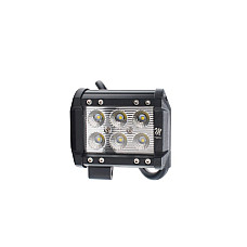 Lumini Work light Osram Opto Semiconductors LED number of diodes: 6 power max: 18W voltage: 12/24/30V no road approval Osram LED Inside waterproof shape Straight length96mm width108mm height63mm M-TECH TUOLOWLO601