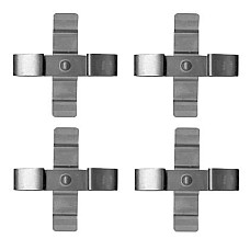 Set accesorii, placute frana Brake pad fitting kit rear AUDI E-TRON GT Electric 11.20- BOSCH 1 987 474 764