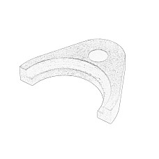 Radiator Furtun Furtunul de racire cu ulei Suport PERKINS 3751K121