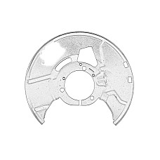 &quot;Protectie stropire,disc frana Capacul discului de frana Fata Stanga 17&quot;&quot; CHEVROLET MALIBU OPEL INSIGNIA A INSIGNIA A COUNTRY 1.4-2.8 07.08-&quot; OE OPEL 22810890