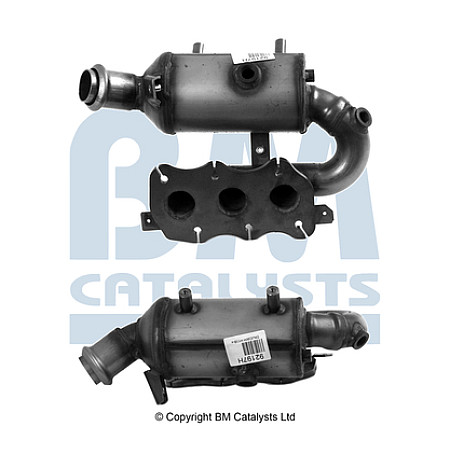 Catalizator EURO 6 RENAULT TWINGO III SMART FORFOUR FORTWO 1.0 07.14- BM CATALYSTS BM92197H