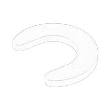 Disc de siguranta, flansa antrenare de fixare - diferential Circlip DODGE NITRO JEEP CHEROKEE LIBERTY 2.4-4.0 01.95- CHRYSLER 52069426