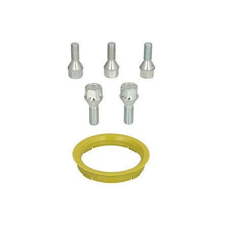 Trusa de montare a jantei de aliaj Fitting kit FZ24 74.1-66.1 B B27 60 cone M12x15 L24 1 kit / 1 wheel - 5 holes ITWHEELS ITW49111