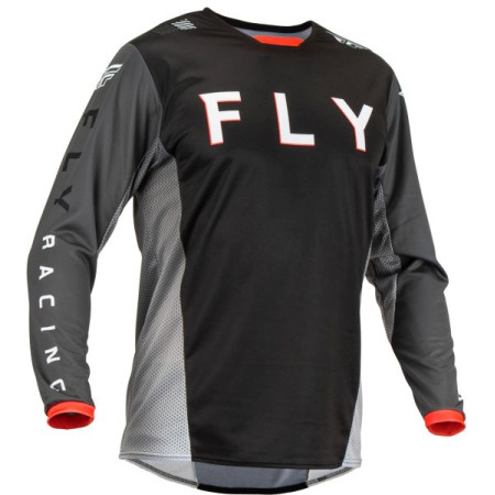 Camasa off-road T-shirt off road FLY RACING KINETIC KORE colour neagra/grey size M FLY FLY 376-420M