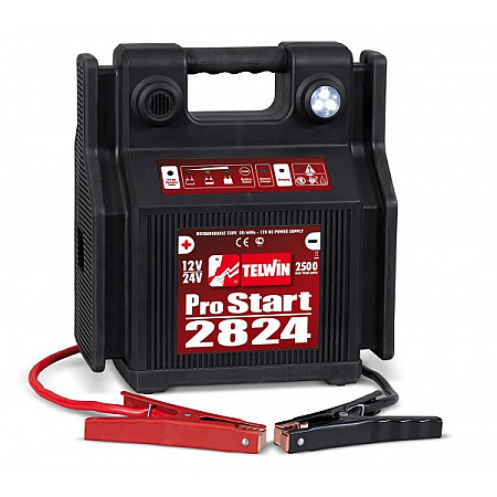 &quot;Roboti de pornire &quot;&quot;BOOSTER&quot;&quot; Dispozitiv de pornire BOOSTER model: PRO START 2824 tip: AGM tensiune: 12/24V cCA: 800A curent de pornire maxim: 2500A greutate: 165 kg Aparatul contine baterie&quot; TELWIN 8